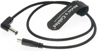 Alvin'S Cables Motor Flexible Power Cable For Tilta Nucleus Nano Micro USB To 2.1 DC Barrel Right Angle