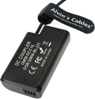 Alvin'S Cables Straight DC To DMW-DCC16 Dummy Battery Power Cable For Panasonic LUMIX S1 S1M S1R S1RM S1H Camera