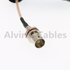 BNC Female To Right Angle Male SDI Cable With BNC Connectors 50Ω Resistance