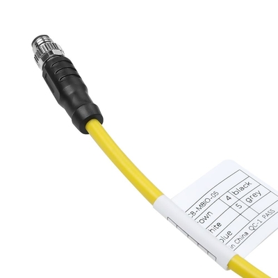 Alvin's Cables M8 5-Pin B-Code Male to Flying Lead I/O Cable for Cognex in-Sight Micro 2000, Trigger Strobe Cable for Vision System Industrial Automation, High Flex,10m/32.8ft