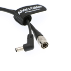 4 Pin Hirose Male to Right Angle DC Jack Power Cable for Sound Devices 633/644/688 Zoom F8 Blackmagic Cinema Camera 4K