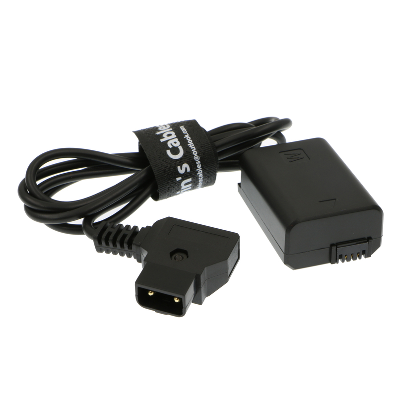 A7 Dummy Battery To D Tap Video Power Cable Black For Sony A7R A7S A7II Camera