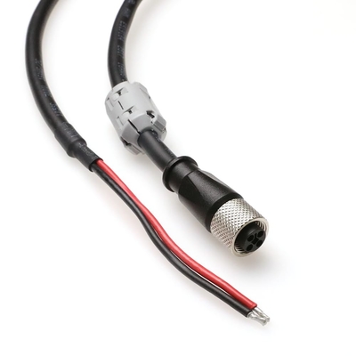 Les câbles d'Alvin M12 T Code 4 épingles Cable féminin pour Cognex 6,6ft 2m